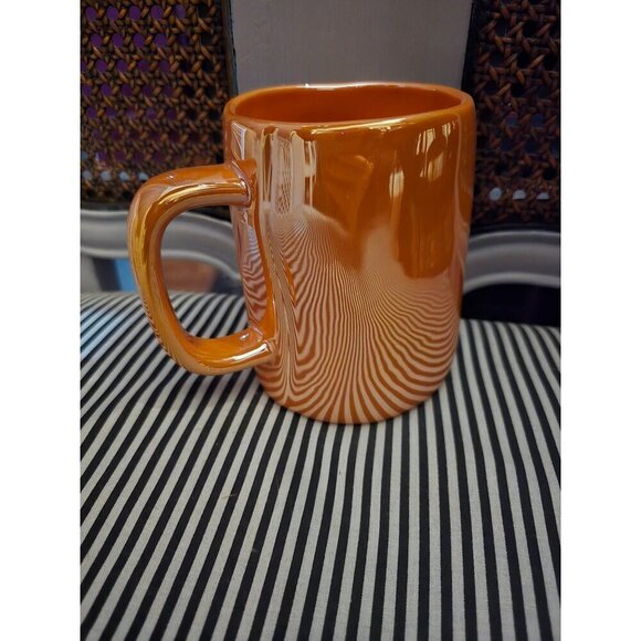 Rae Dunn Halloween More Boos Please Orange Iridescent Coffee Mug - Picture 4 of 10